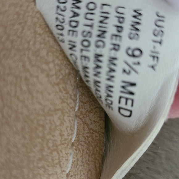 Comfy neutral slingback sandals size 9.5 - Picture 6 of 7